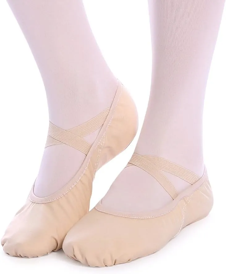 TXJ Sports Ballet Shoes for Women Girls, Women's Ballet Slipper Canvas Dance Shoes Split Sole Yoga Dance Flats