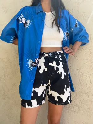 Unisex 90’s Dice Button up
