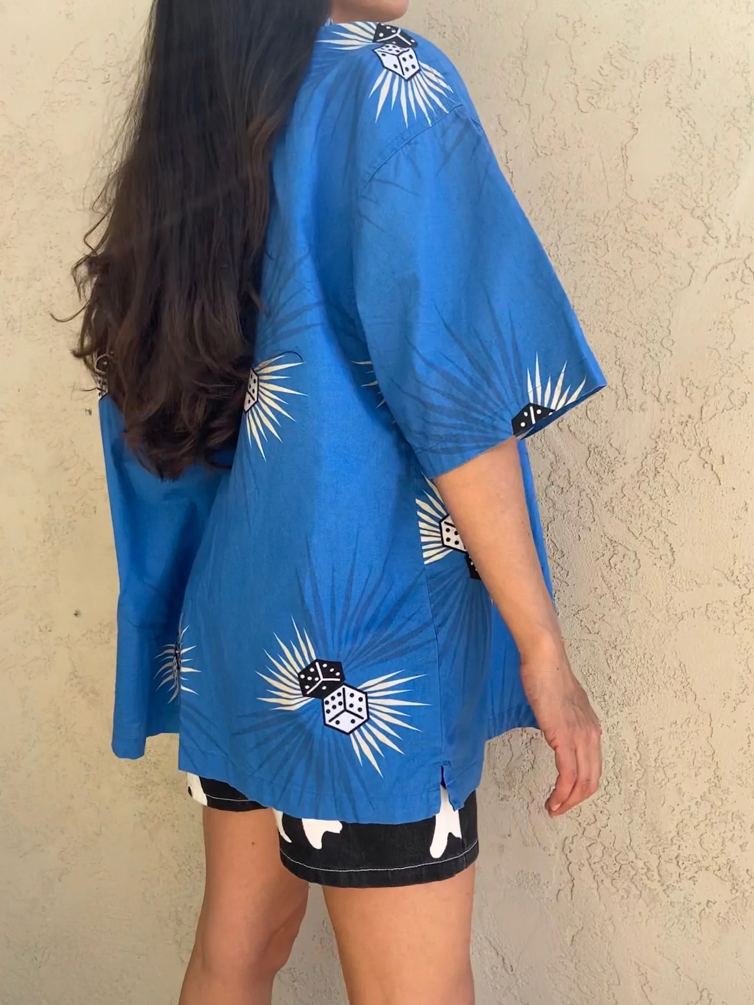 Unisex 90’s Dice Button up