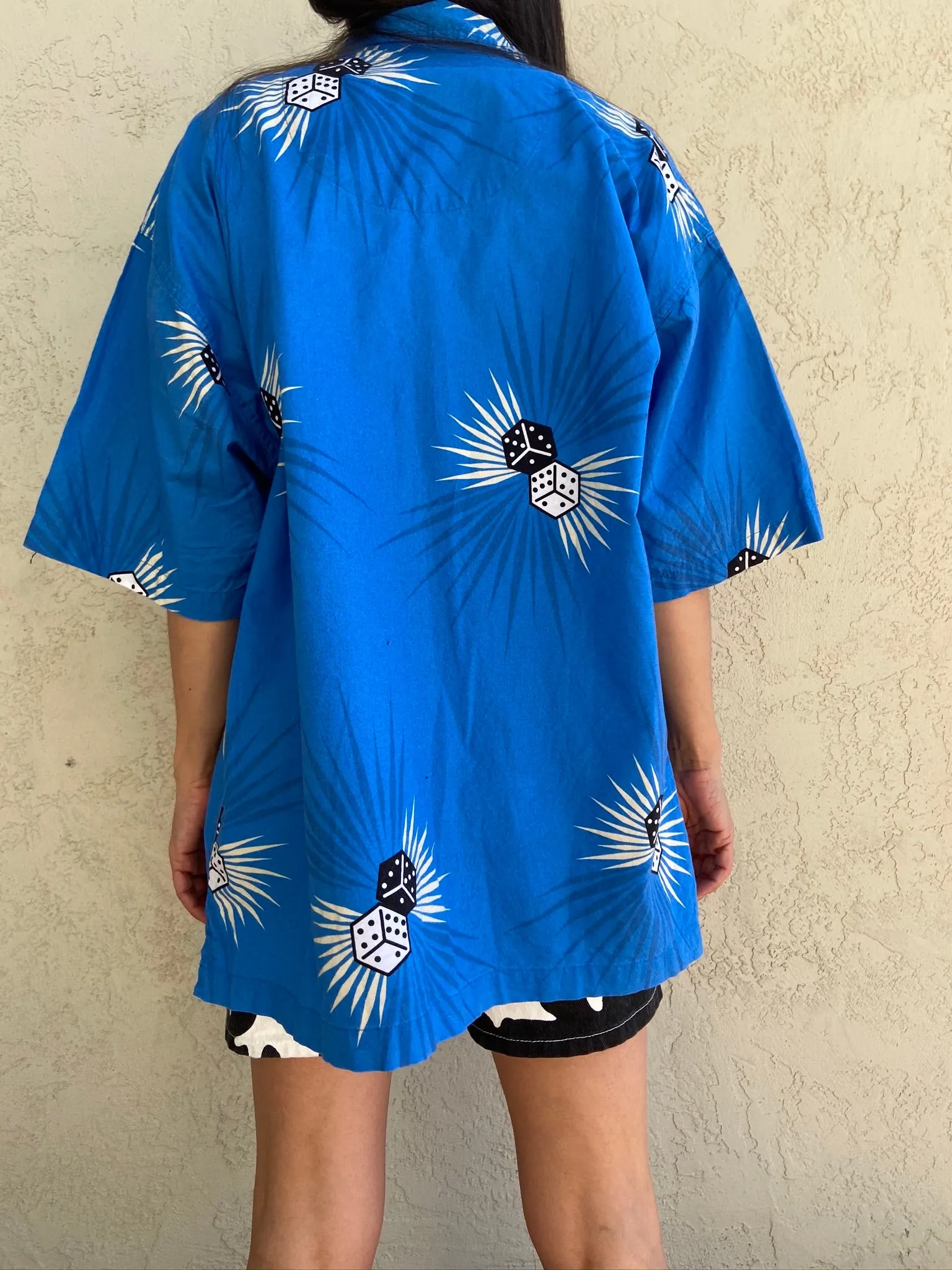 Unisex 90’s Dice Button up