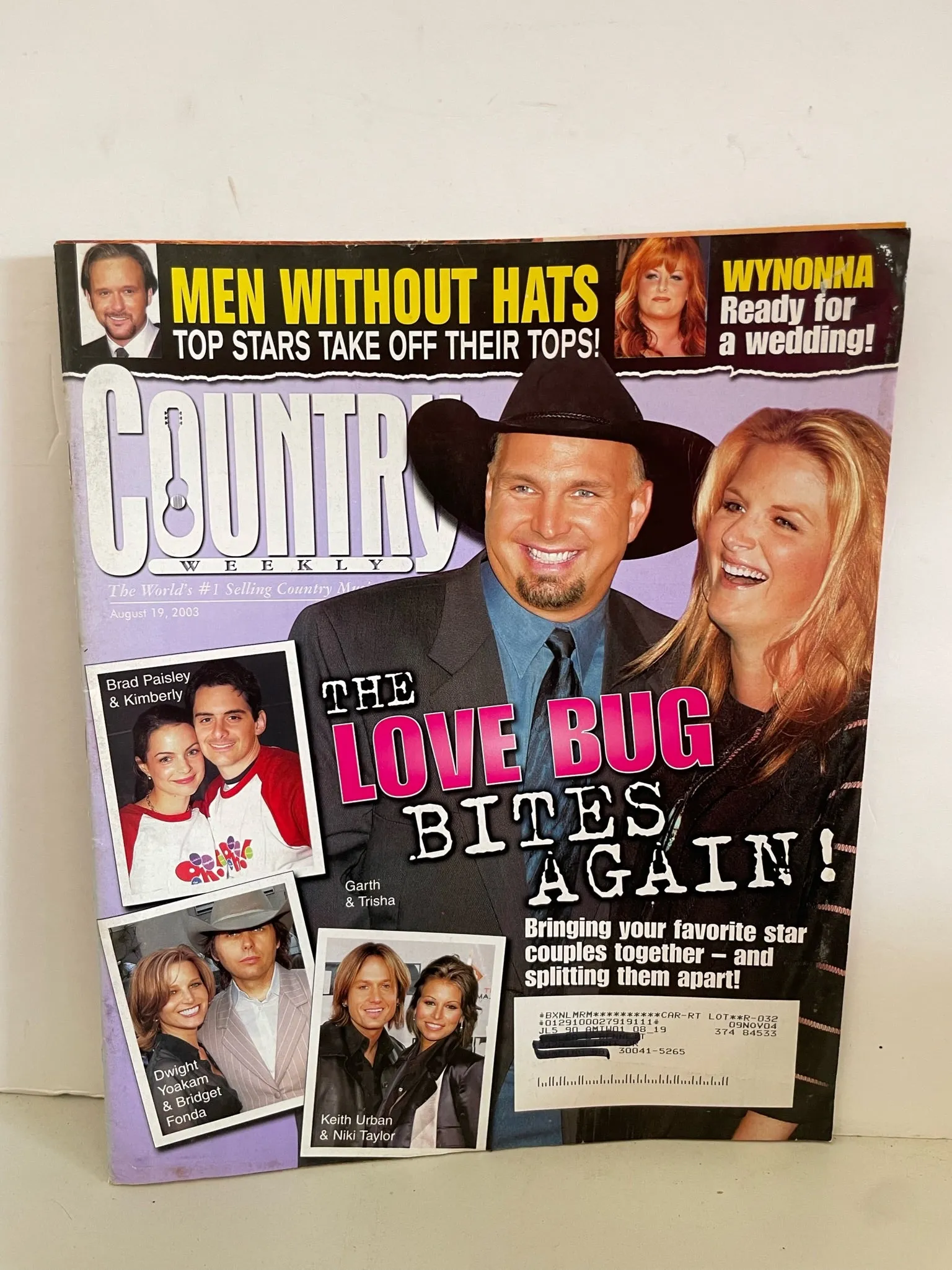 Vintage 2003 August 19 Garth Brooks Trisha Yearwood Cover Country Weekly Magazine  Brad Paisley, Dwight Yoakam, Keith Urban, Wynonna